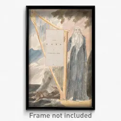 William Blake - The Poems of Thomas Gray, Design 53, "The Bard."