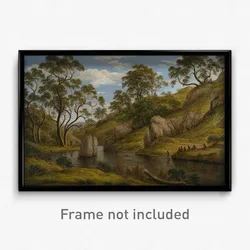 John Glover - The bath of Diana, Van Diemen's Land