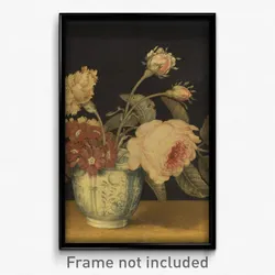 Alexander Marshal - Flowers in a Delft Jar