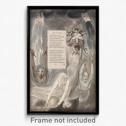 William Blake - The Poems of Thomas Gray, Design 39, "Ode to Adversity."
