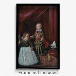 Diego Rodríguez de Silva y Velázquez - Don Baltasar Carlos with a Dwarf