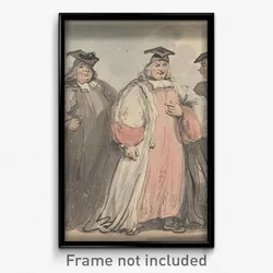 Thomas Rowlandson - Three Clerical Scholars