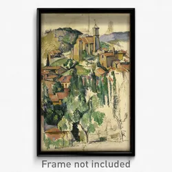 Paul Cézanne - The Village of Gardanne (Le Village de Gardanne)