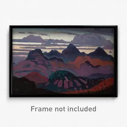 James Dickson Innes - Deep Twilight, Pyrenees