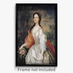 Vanderbank, John - Portrait of a Woman in White