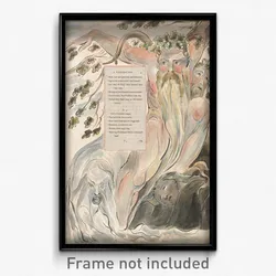 William Blake - The Poems of Thomas Gray, Design 57, "The Bard."