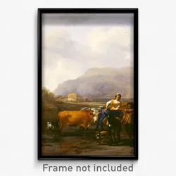 Berchem, Nicolaes Pietersz - Travelling Peasants (Le Soir)