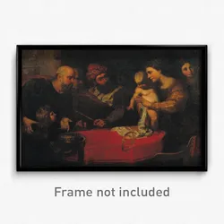 Orazio de Ferrari - The Child Moses Throws down Pharaoh's Crown