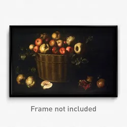 Juan de Zurbarán - Basket with Apples, Quinces and Pomegranates