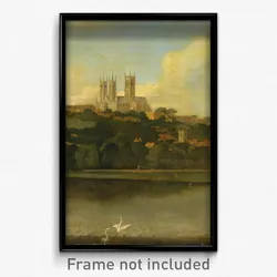 Joseph Baker of Lincoln - A View of the Cathedral and City of Lincoln from the River
