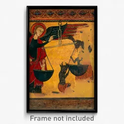 Master of Soriguerola - Saint Michael Weighing Souls