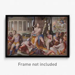 Domenico Beccafumi - Public Virtues of Greek and Roman Heroes- The Sacrifice of King Codron of Athens
