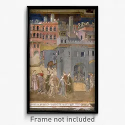 Ambrogio Lorenzetti - Effects of Good Government in the city
