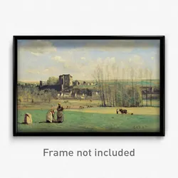 Jean-Baptiste-Camille Corot - Landscape of La Ferté-Milon