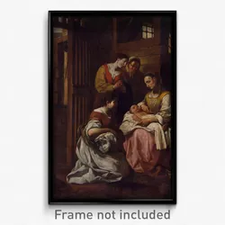 Antoni Viladomat - Birth of Saint Francis