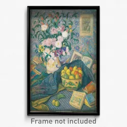 Juan de Echevarría - Vase with Bananas, Lemons and Books