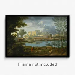 Nicolas Poussin (French - Landscape with a Calm