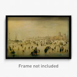 Hendrick Avercamp - Skating Scene