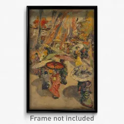 Edward Atkinson Hornel - Street Scene, Tokyo