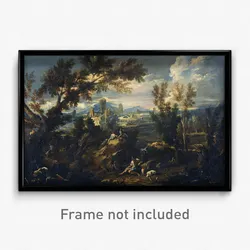 Alessandro Magnasco - Landscape with Shepherds