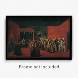 Jean Baptiste Vanmour - Sultan Ahmet III Receiving a European Ambassador