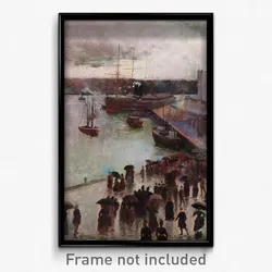 Charles Conder - Departure of the Orient - Circular Quay