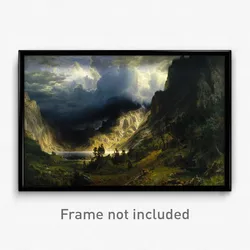Albert Bierstadt - A Storm in the Rocky Mountains, Mt. Rosalie