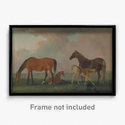 Sawrey Gilpin - Mares and Foals, facing left
