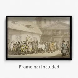 Thomas Rowlandson - A Horse Sale in Hopkins's Repository, Barbican