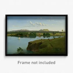 Eugene VON GUÉRard - Purrumbete from across the lake