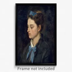 Benet Mercadé - Portrait of Teresita Wearing Blue Bows