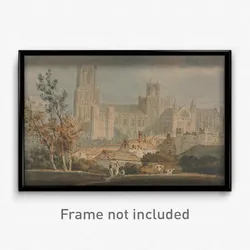 Joseph Mallord William Turner - View of Ely Cathedral