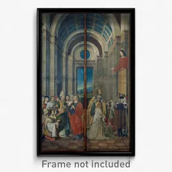 Ludovico (Alvise) de Donati - Mary Magdalene, Martha, Lazarus and Maximinus Worshipped by the Prince and Princess of Provence and ...