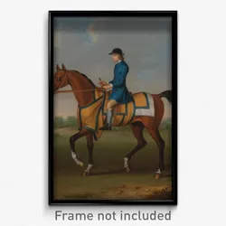 James Seymour - A Bay Racehorse with Jockey Up