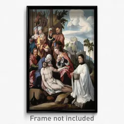 Jan van Scorel - Lamentation of Christ with a Donor