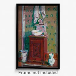 Harold Gilman - Interior with a washstand