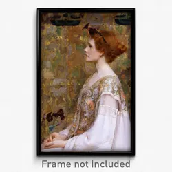 Albert Herter - Woman with Red Hair