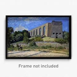 Alfred Sisley - Aqueduct at Marly