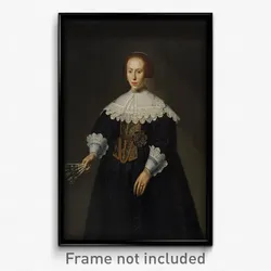 Dirck Santvoort - Portrait of a Lady