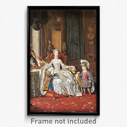Johan Zoffany - Queen Charlotte (1744-1818) with her Two Eldest Sons