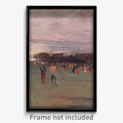 Arthur Streeton - The national game