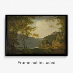 Joseph Wright of Derby - Lake Scene