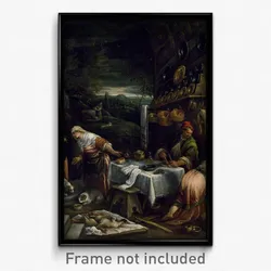 Jacopo Bassano - Christ in the House of Mary, Martha, and Lazarus