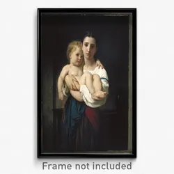 William Bouguereau - The Elder Sister, reduction (La soeur aînée, réduction)