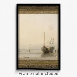 Richard Parkes Bonington - Calais Jetty, France