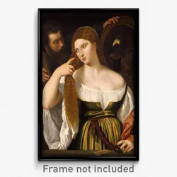 Titian and workshop - Girl Before the Mirror