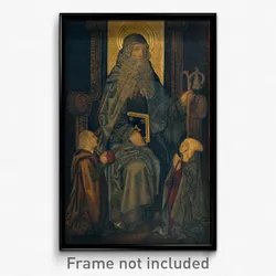 Martín Bernat - Saint Anthony the Abbot and Donors