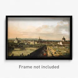 Bernardo Bellotto, called Canaletto - Vienna Viewed from the Belvedere Palace