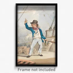 John Sell Cotman - Caricature of a Sailor (One of a Set of Three)