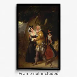 James Stephanoff - Falstaff at Herne's Oak, from "The Merry Wives of Windsor," Act V, Scene v